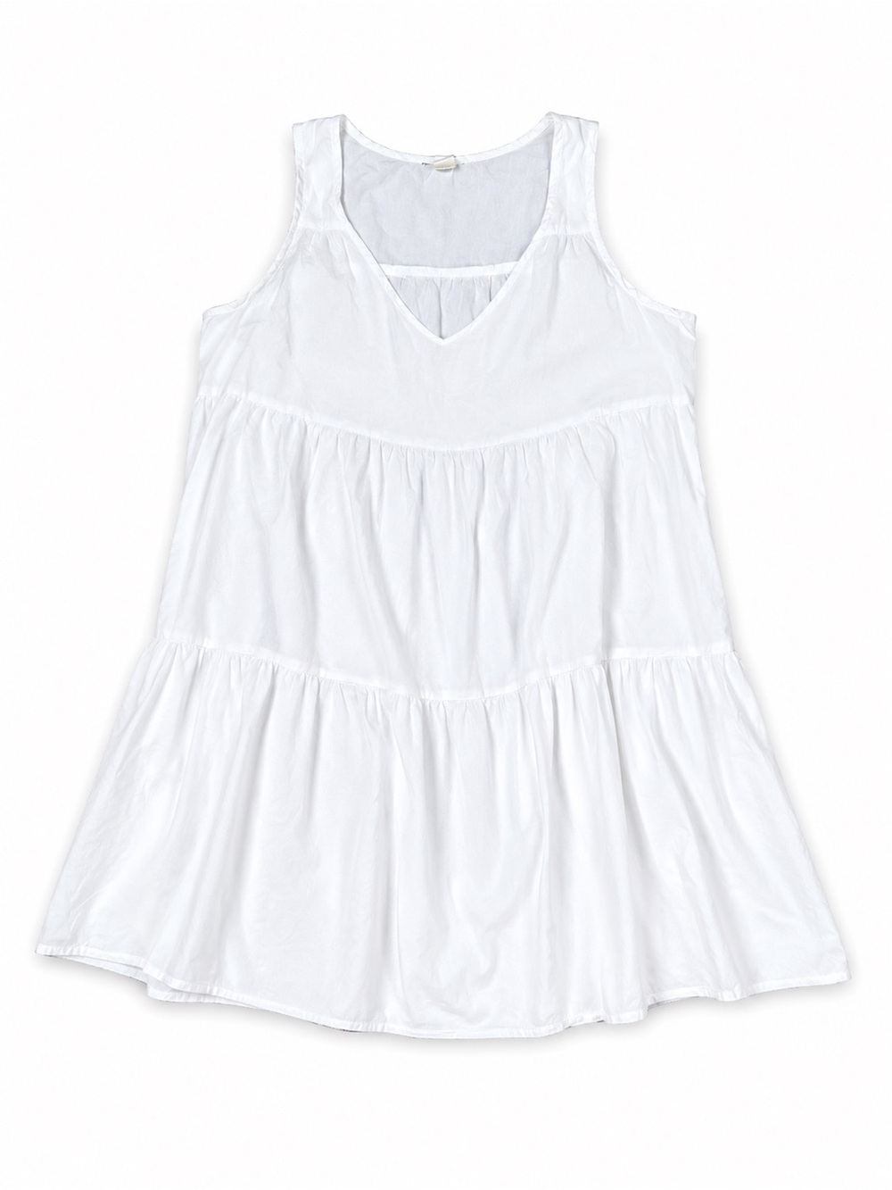 J. Crew White V-Neck Top